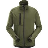 Snickers 8059 AllroundWork, Fleece Jack met Rits - Khaki Groen