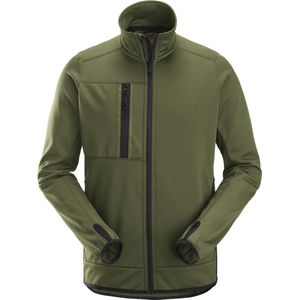 Snickers 8059 AllroundWork, Fleece Jack met Rits - Khaki Groen