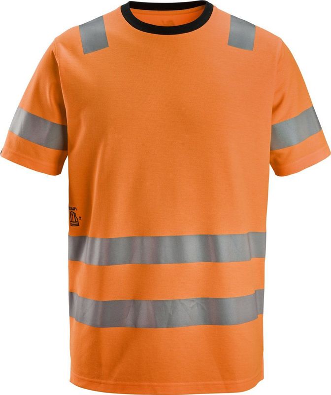 Snickers 2536 High-Vis Klasse 2 T-shirt - Oranje High Visibility