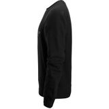 Sweater - Zwart - Katoen/Polyester - Raglanmouwen met Duimopeningen