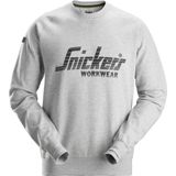 Snickers - 2892 Logo Sweatshirt - Gemeleerd Grijs - Multifunctioneel