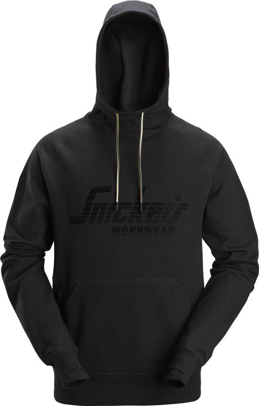 Snickers 2894 Logo Hoodie Donkermarineblauw maat XS