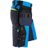 Snickers - 6140 FlexiWork - Korte Werkbroek - Khaki Green/Grey - Schoeller® 4-way Stretch