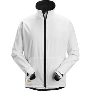 Snickers 1205 AllroundWork Winddichte Soft Shell Jack Wit maat XS