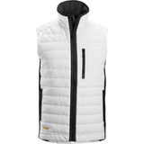 Snickers 4512 AllroundWork Bodywarmer - Wit/Zwart - Isolerend