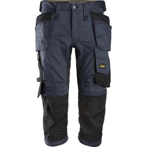 Snickers - 6142 AllroundWork - Stretch Pirate Broek - Donker Blauw/Zwart
