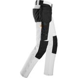 Snickers - 6271 Werkbroek - Wit/Zwart - 4-Weg Stretch - Holsterzakken