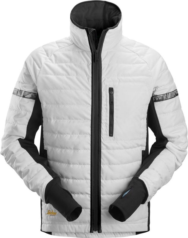 Snickers 8101 AllroundWork 37.5® Isolerend Jack Wit/Zwart maat XS