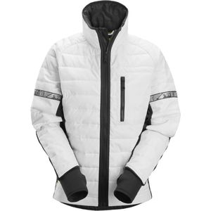 Snickers 8107 AllroundWork 37.5® Isolerend Damesjack Wit/Zwart maat XS