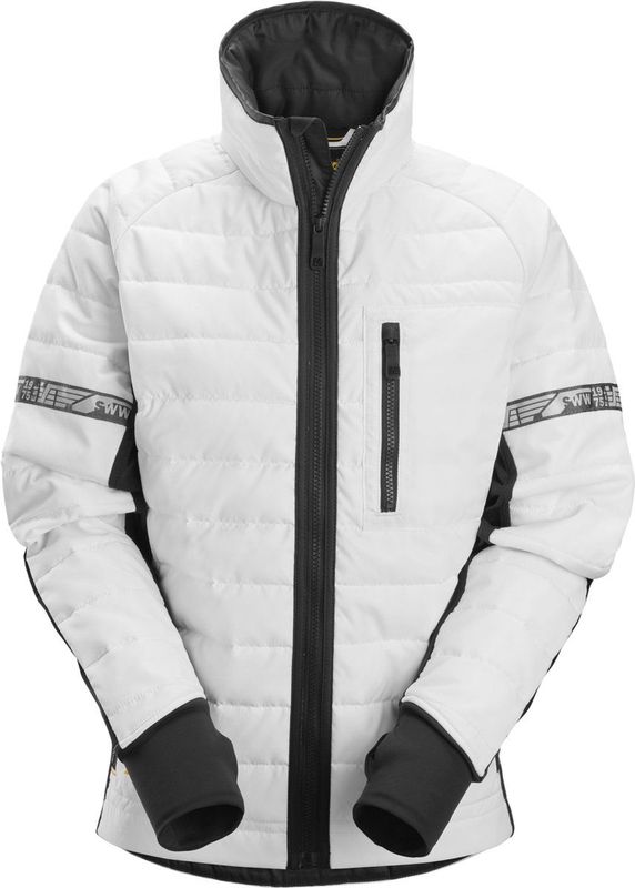 Snickers 8107 AllroundWork 37.5® Isolerend Damesjack Wit/Zwart maat XS