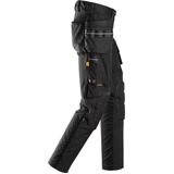 Snickers - AllroundWork Stretch - Werkbroek - Zwart - CORDURA® - Slim-Fit