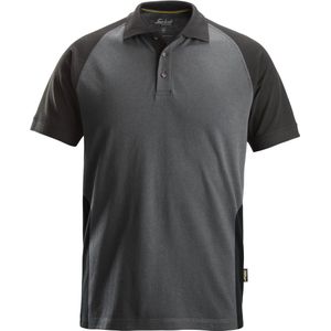Snickers 2750 Tweekleurig Polo Shirt - Staal Grijs Zwart