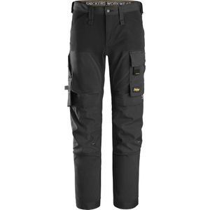 Snickers 6375 AllroundWork, 4-Weg Stretch Werkbroek - Zwart/Zwart
