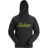 Snickers 2845 Logo Hoodie Zwart maat XS