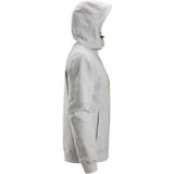 Snickers 2845 Logo Hoodie Lichtgrijs melange maat XS