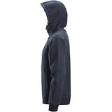 Snickers 2845 Logo Hoodie Marineblauw maat XS