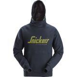 Snickers 2845 Logo Hoodie Marineblauw maat XS