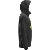 Snickers - 2846 - Logo Full-Zip Hoodie - Zwart - Katoen-Polyester