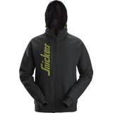 Snickers - 2846 - Logo Full-Zip Hoodie - Zwart - Katoen-Polyester