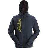 Snickers Workwear - Logo Full-Zip Hoodie - Grijs - Katoen-Polyester