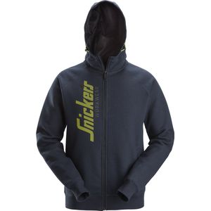 Snickers Workwear - Logo Full-Zip Hoodie - Grijs - Katoen-Polyester