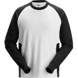 Snickers - 2840 - Sweatshirt - Zwart/Staalgrijs - Katoen-Polyester