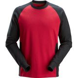 Snickers - 2840 - Sweatshirt - Chilirood/Zwart