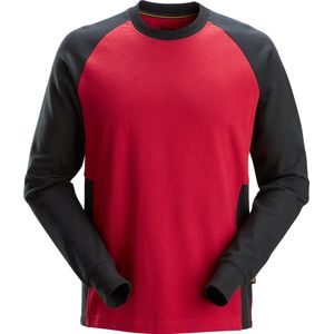 Snickers - 2840 - Sweatshirt - Chilirood/Zwart