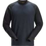 Snickers - 2840 - Sweatshirt - Marineblauw/Zwart