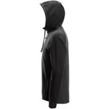 Snickers 2842 Tweekleurige Hoodie met Halve Rits Staalgrijs/Zwart maat XS