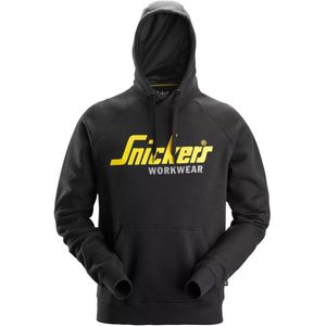 Snickers - Classic Logo - Sweatshirt - Zwart - Katoenmix