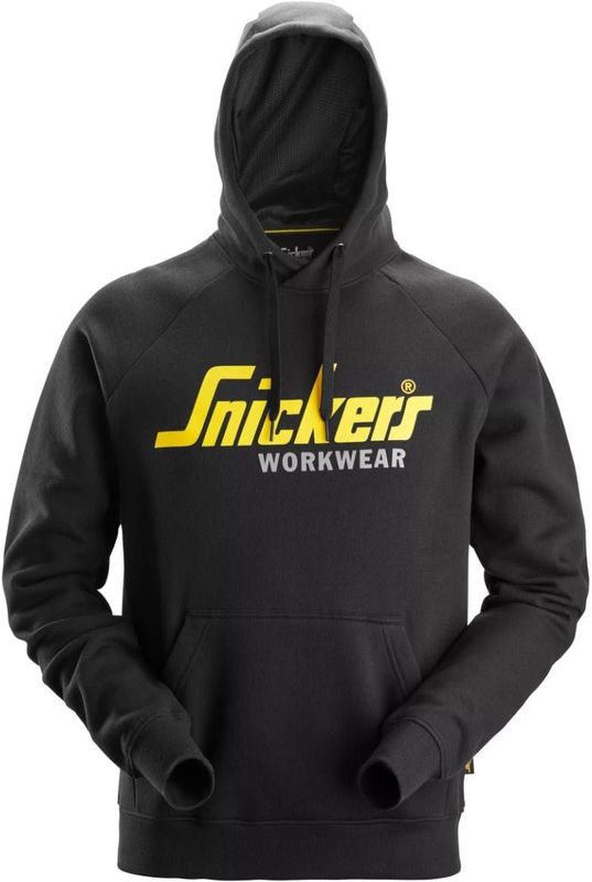 Snickers - Classic Logo - Sweatshirt - Zwart - Katoenmix