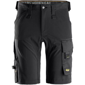 Snickers 6173 AllroundWork 4-Weg Stretch Korte broek Zwart maat 44