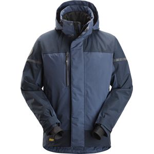 Snickers 1112 Waterdicht geïsoleerd jack Marineblauw/Donkermarineblauw maat L