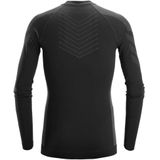 Snickers 9491 Naadloze Basislaag In Motion Top Zwart/Grijs maat XS