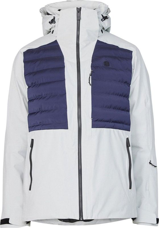 Altitude 8848 Andrew Ski Jas Heren Wit dessin