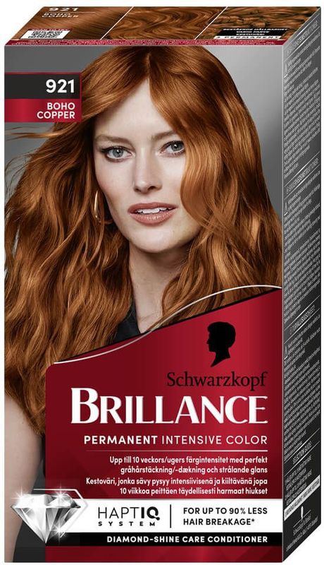 Schwarzkopf - Brilliance 921 Boho Copper - Haarkleuring - Koper