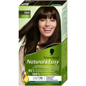 Schwarzkopf Natural & Easy Hair Color 580 Sammet Mörkbrun