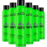 Got2b - Fresh&Fabulous - Droogshampoo - Extra Fresh - Haarverzorging - Voordeelverpakking - 6 x 200 ml