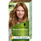 Schwarzkopf - Natural & Easy 555 - Haarkleuring - Donker Honingblond - 1 Verpakking
