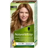 Schwarzkopf - Natural & Easy 555 - Haarkleuring - Donker Honingblond - 1 Verpakking