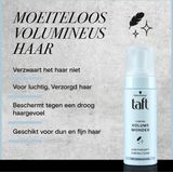 Taft - Volume Wonder - Styling Mousse - 200ml - Verzorgend