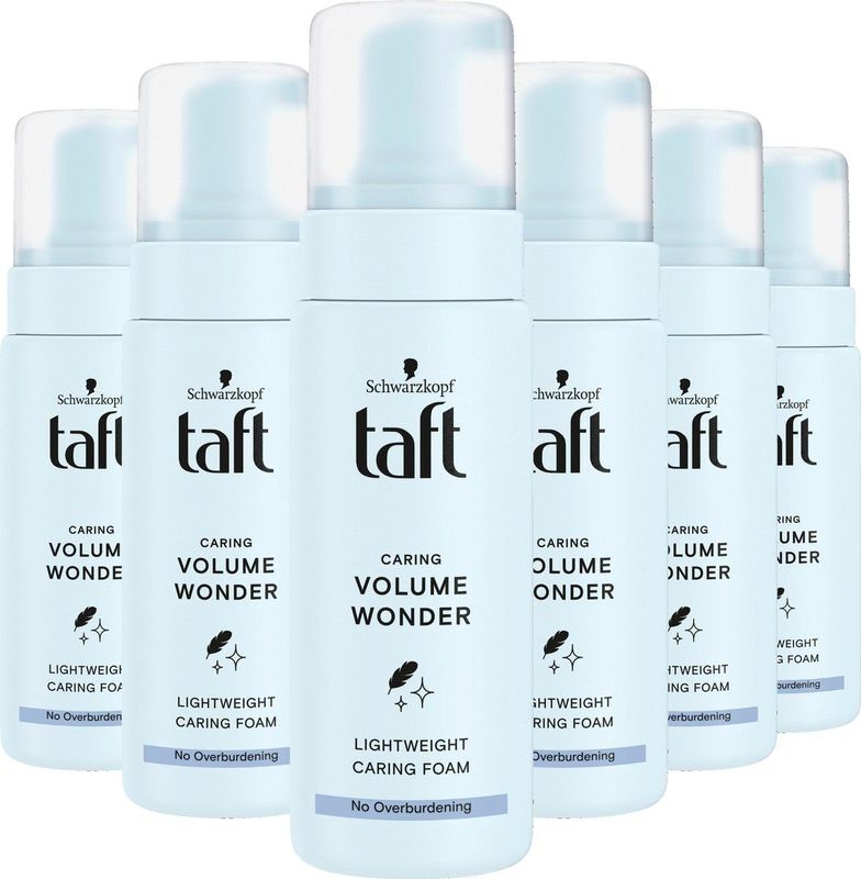 Taft - Caring Volume Wonder Mousse - Styling Mousse - 25% Recycled - 200ml