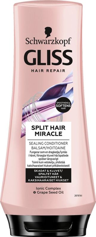 Schwarzkopf - Gliss Balsam - Verzorgende Conditioner - 200 ml - Siliconenvrij