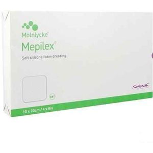 Mepilex Schuimverb Sil Abs Ster 10x20cm 5 294200  -  Molnlycke Healthcare