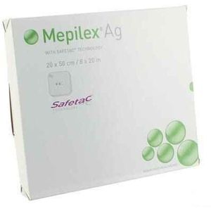 Mepilex - Ag - Schuimverband - Antimicrobieel - Voor Wonden