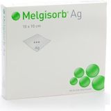 Melgisorb Ag - Kp Ster - 10x10 cm - Gaaskompressen