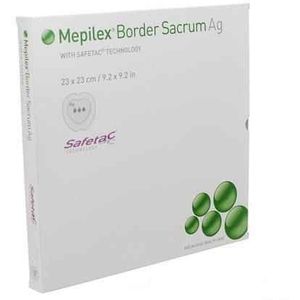 Mepilex Border Ag Sacrum Ster 23,0X23,0 5 392400  -  Molnlycke Healthcare