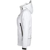 Printer - SOFTSHELL JACKET SKELETON LADY 2261041 - Wit - Gevoerde Softshell met Afneembare Capuchon