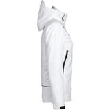 Printer - SOFTSHELL JACKET SKELETON LADY 2261041 - Wit - Gevoerde Softshell met Afneembare Capuchon